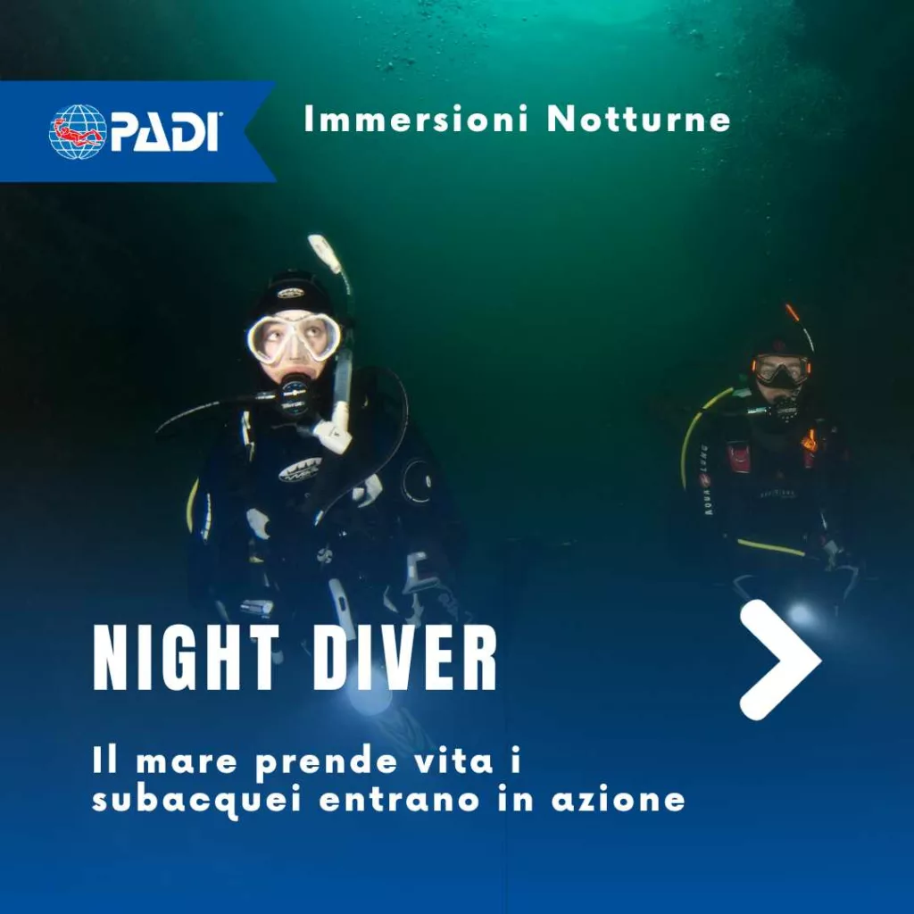 Corsi subacquei di Specialità Padi