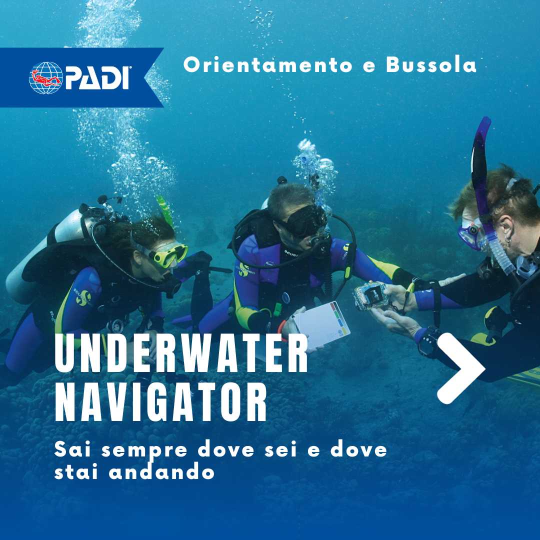 Corso Orientamento subacqueo 1 underwater navitor -orientamento subacqueo