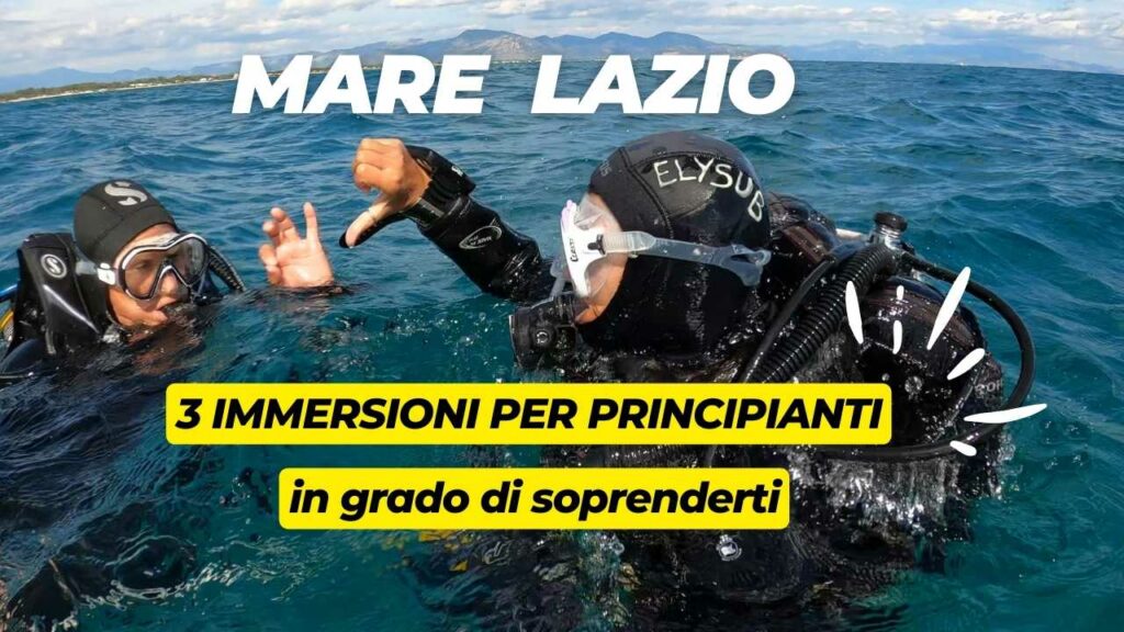 3 immersioni in grado di sorprenderti