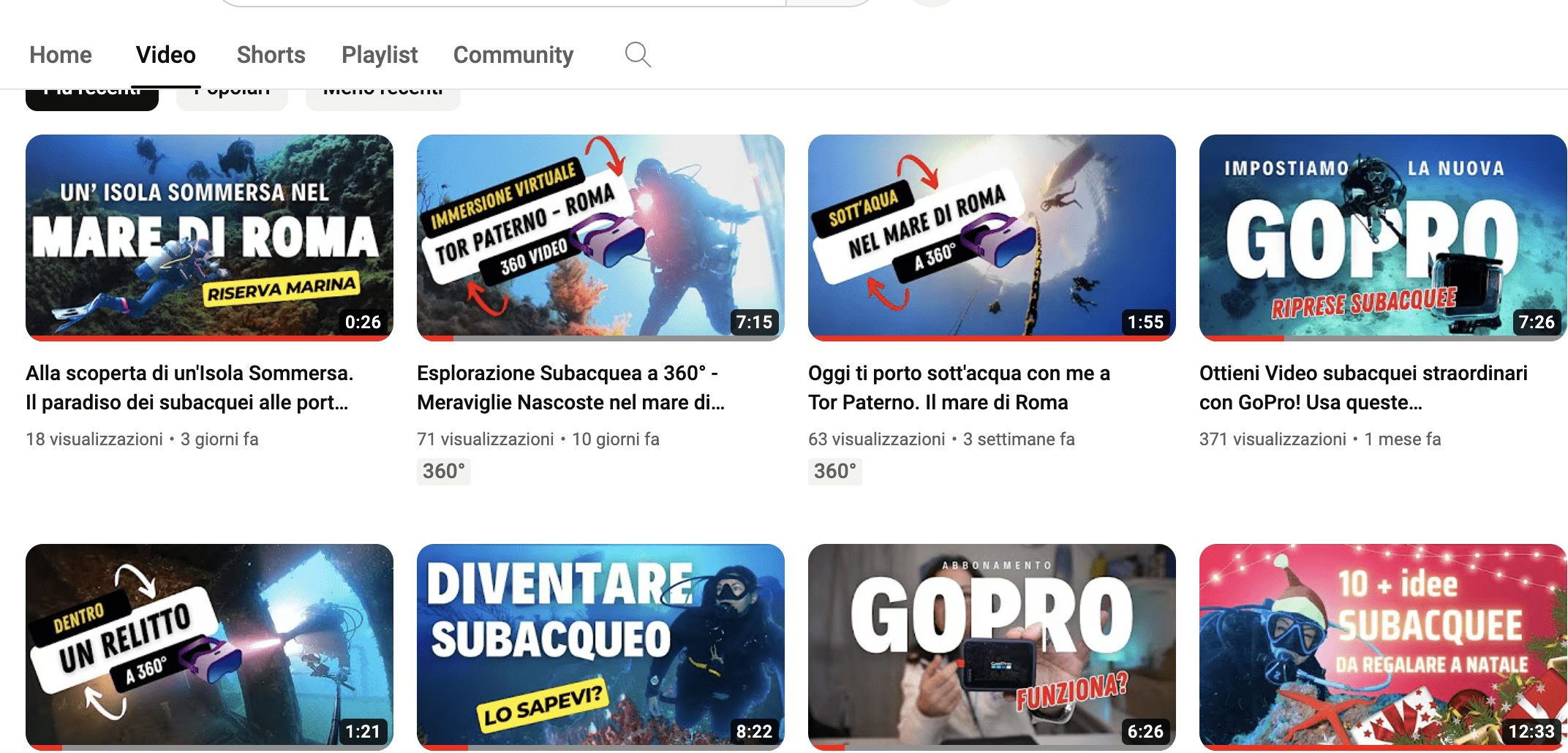 Servizi subacquei
