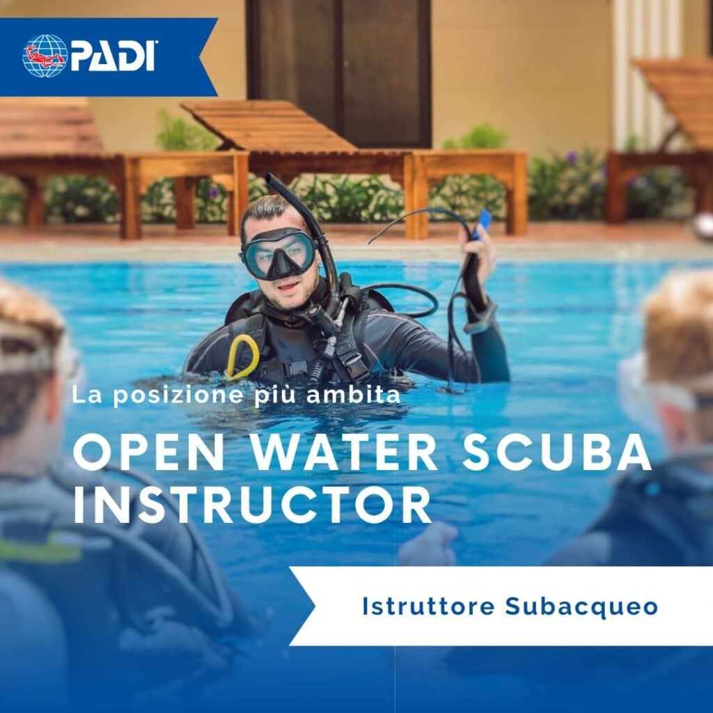 Corsi subacquei Professionali Padi